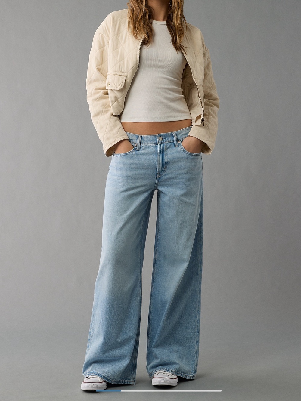 GREAT CONDITION American Eagle Low Rise Ultra Wide Leg Jean